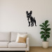 Dog Metal Cut Wall Art – Modern Home Decor, Minimalist Wall Decor