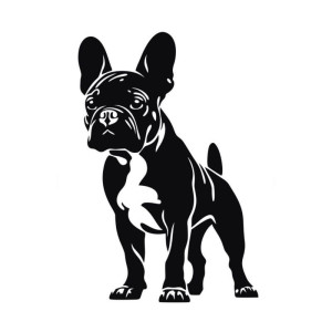 Dog Metal Cut Wall Art – Modern Home Decor, Minimalist Wall Decor